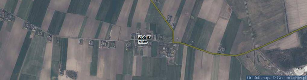 Zdjęcie satelitarne Złotniki Małe ul.